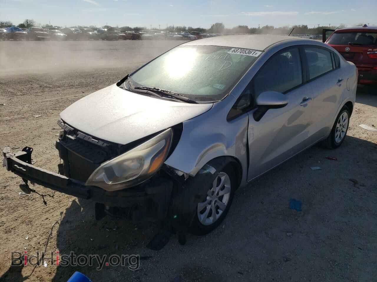 2014 KIA RIO - VIN: KNADM4A30E6349490 - Фото 2