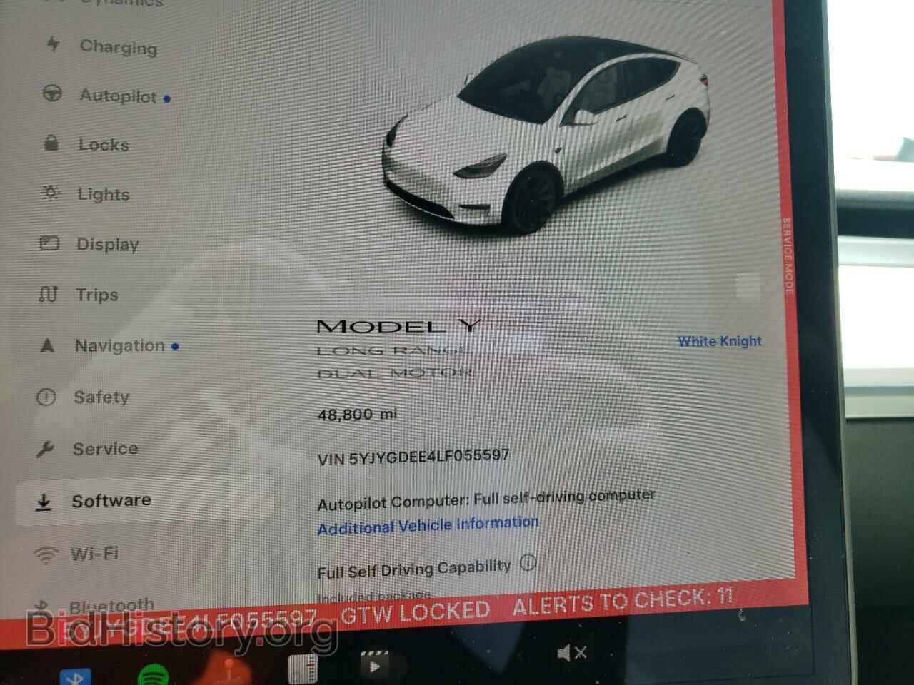2020 TESLA MODEL Y - VIN: 5YJYGDEE4LF055597 - Фото 9