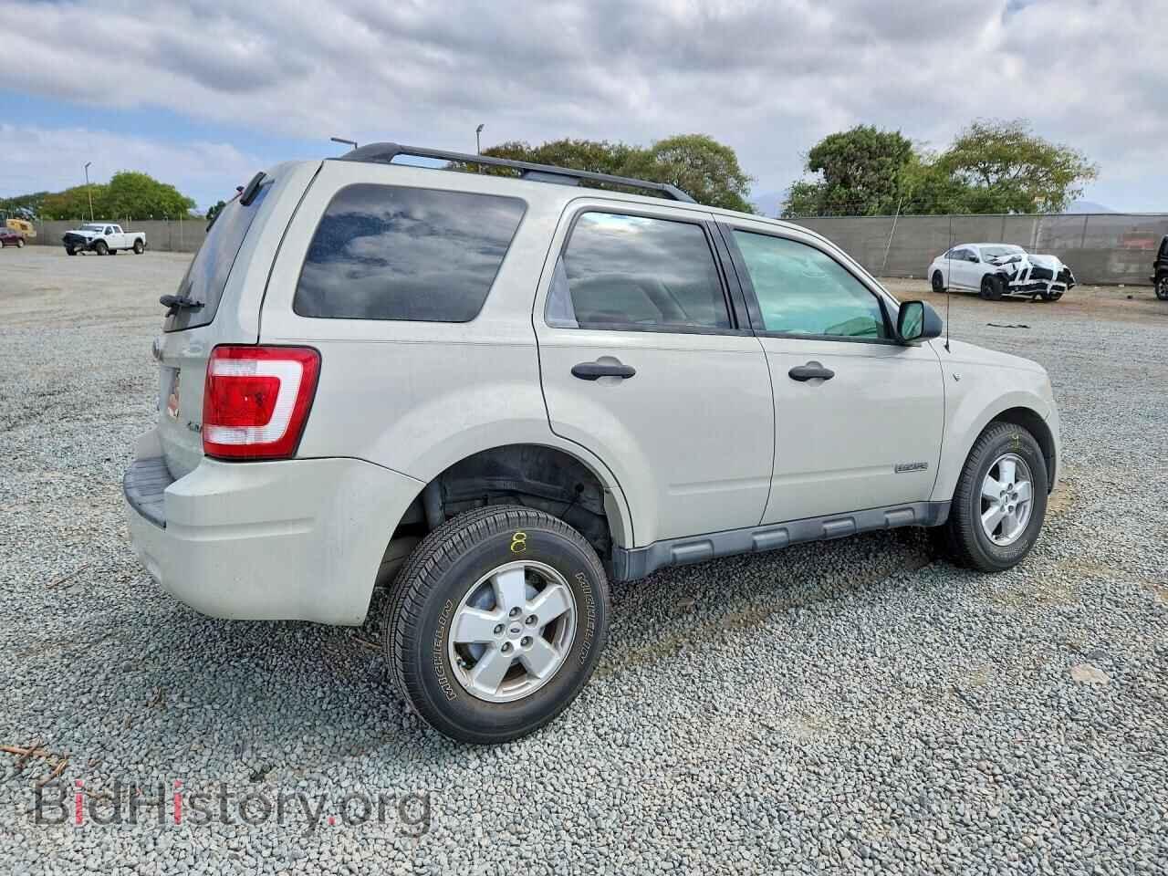 2008 FORD ESCAPE - VIN: 1FMCU93128KD06252 - Фото 3