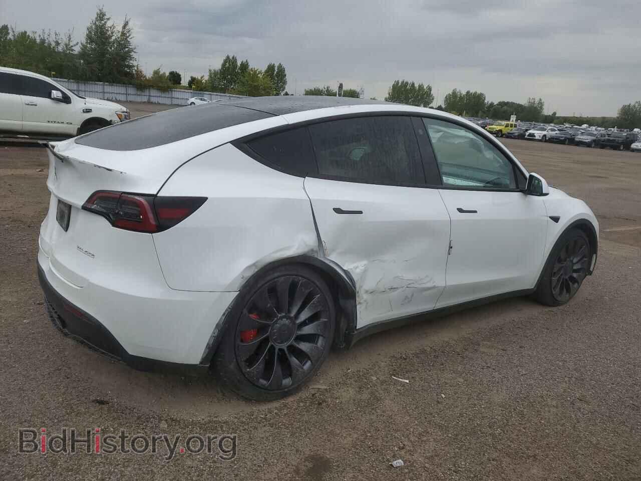 2021 TESLA MODEL Y - VIN: 5YJYGDEFXMF304818 - Фото 3