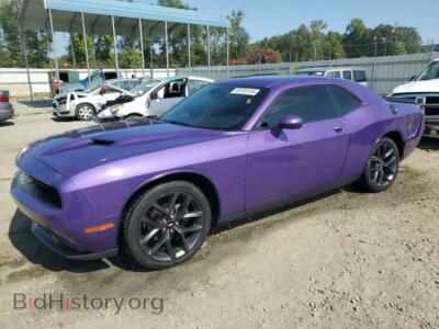 2019 Dodge CHALLENGER SXT, фиолетовый — VIN 2C3CDZAG5KH712931, Copart