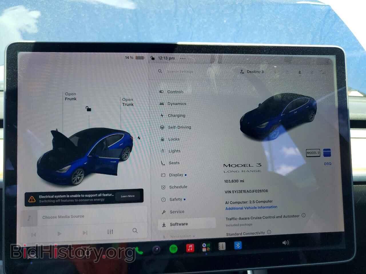 2018 TESLA MODEL 3 - VIN: 5YJ3E1EA0JF026106 - Фото 9