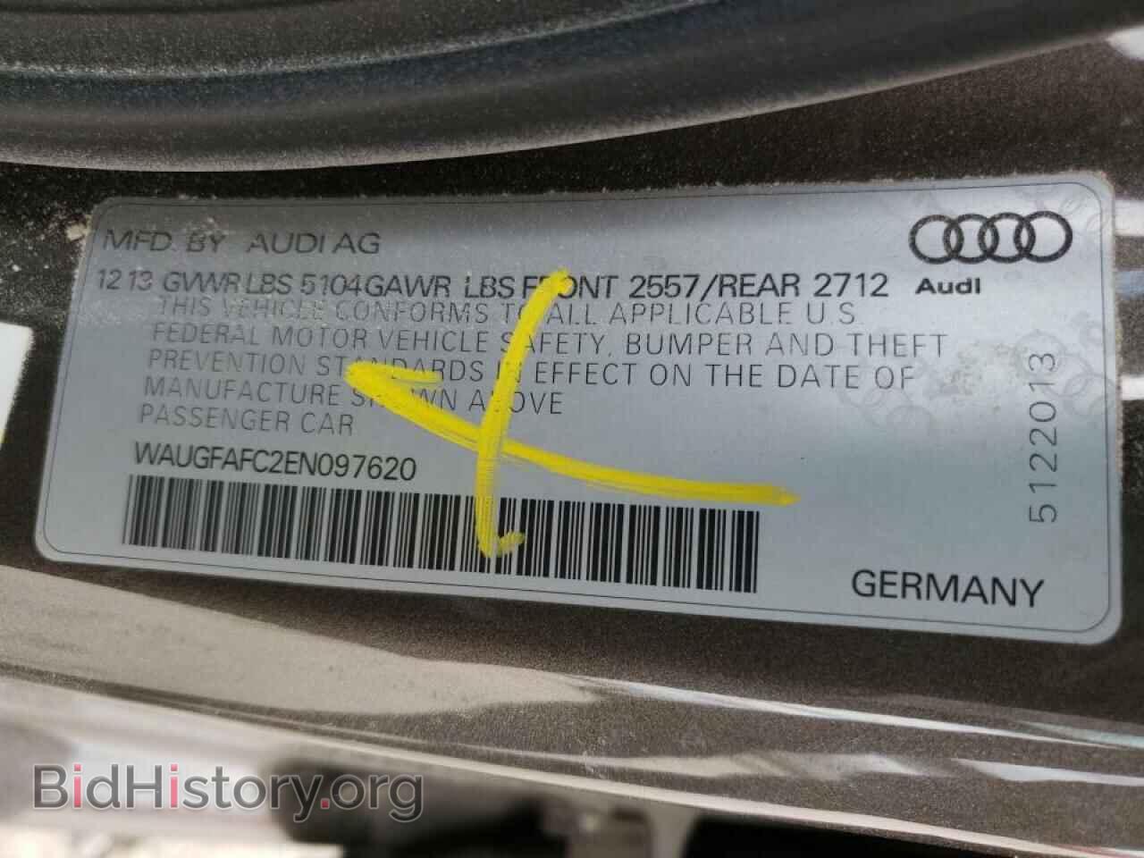 2014 AUDI A6 - VIN: WAUGFAFC2EN097620 - Photo 10