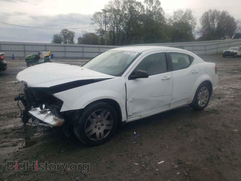 2012 Dodge AVENGER Avenger SE (VIN 1C3CDZAB7CN111470) — photo 1 of 13, Copart, damage: front end