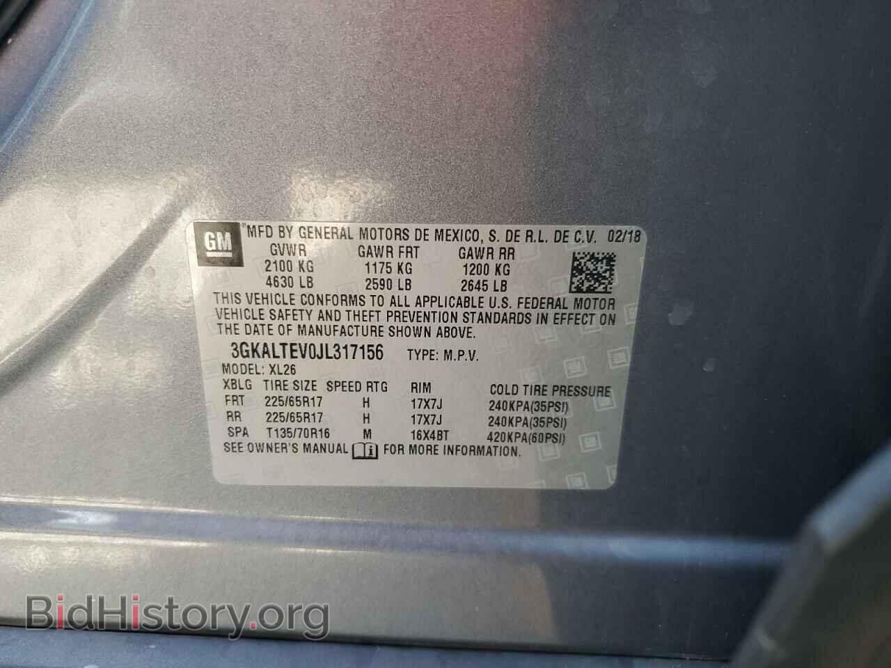 2018 GMC TERRAIN - VIN: 3GKALTEV0JL317156 - Фото 14