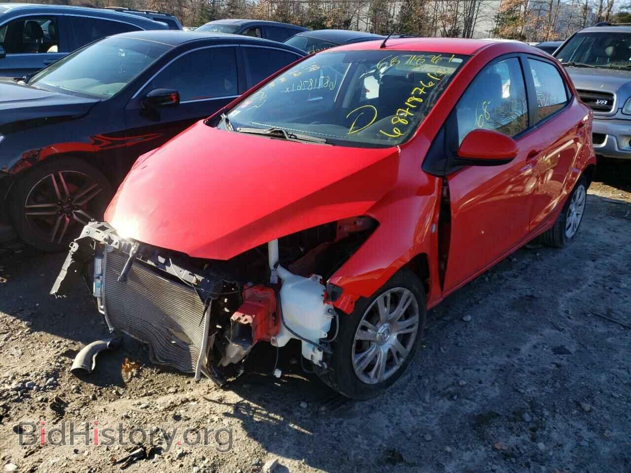 2013 MAZDA 2 - VIN: JM1DE1KZ5D0153838 - Фото 2