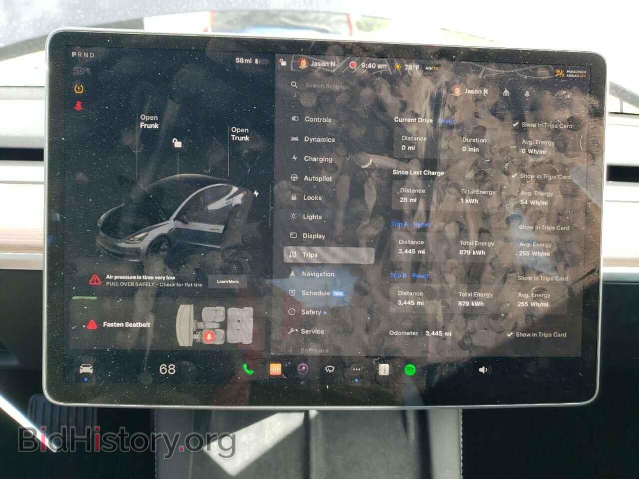 2023 TESLA MODEL 3 - VIN: 5YJ3E1EA4PF714019 - Фото 9