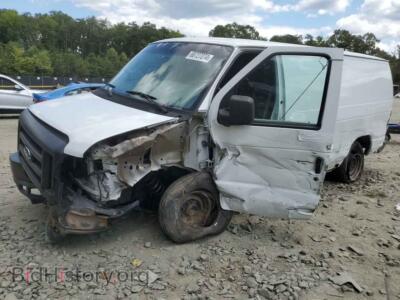2011 Ford ALL MODELS E250 Van, white — VIN 1FTNE2EL2BDA65997, Copart