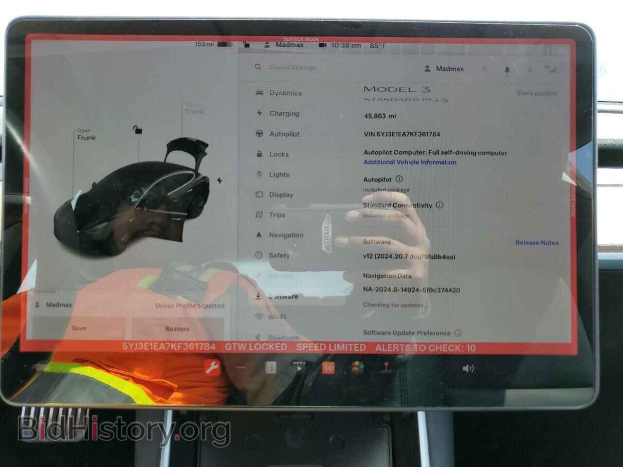 2019 TESLA MODEL 3 - VIN: 5YJ3E1EA7KF361784 - Фото 9