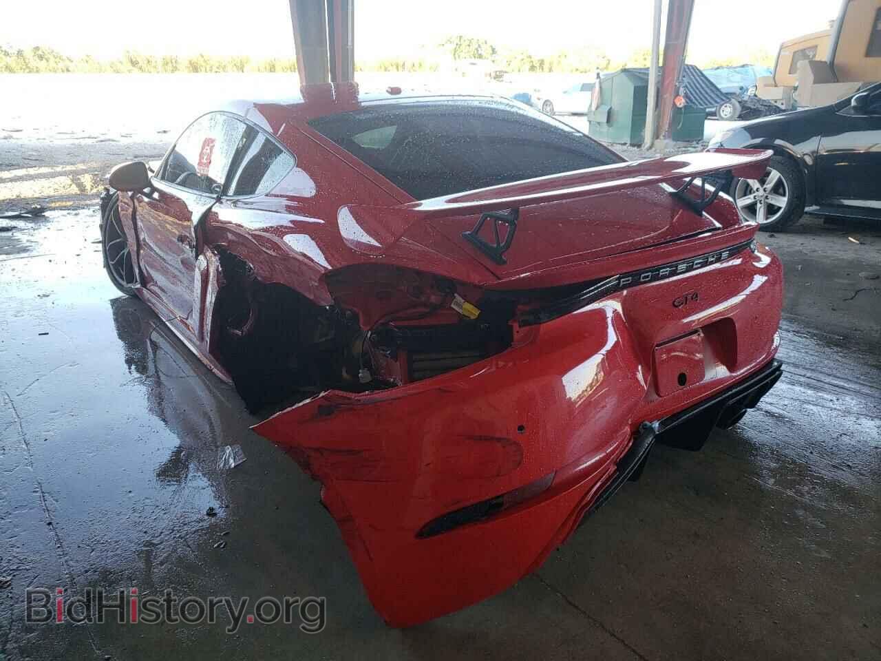 2021 PORSCHE CAYMAN - VIN: WP0AC2A82MS289243 - Фото 3