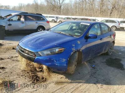 2014 Dodge DART Dart SXT, blue — VIN 1C3CDFBB9ED823565, Copart