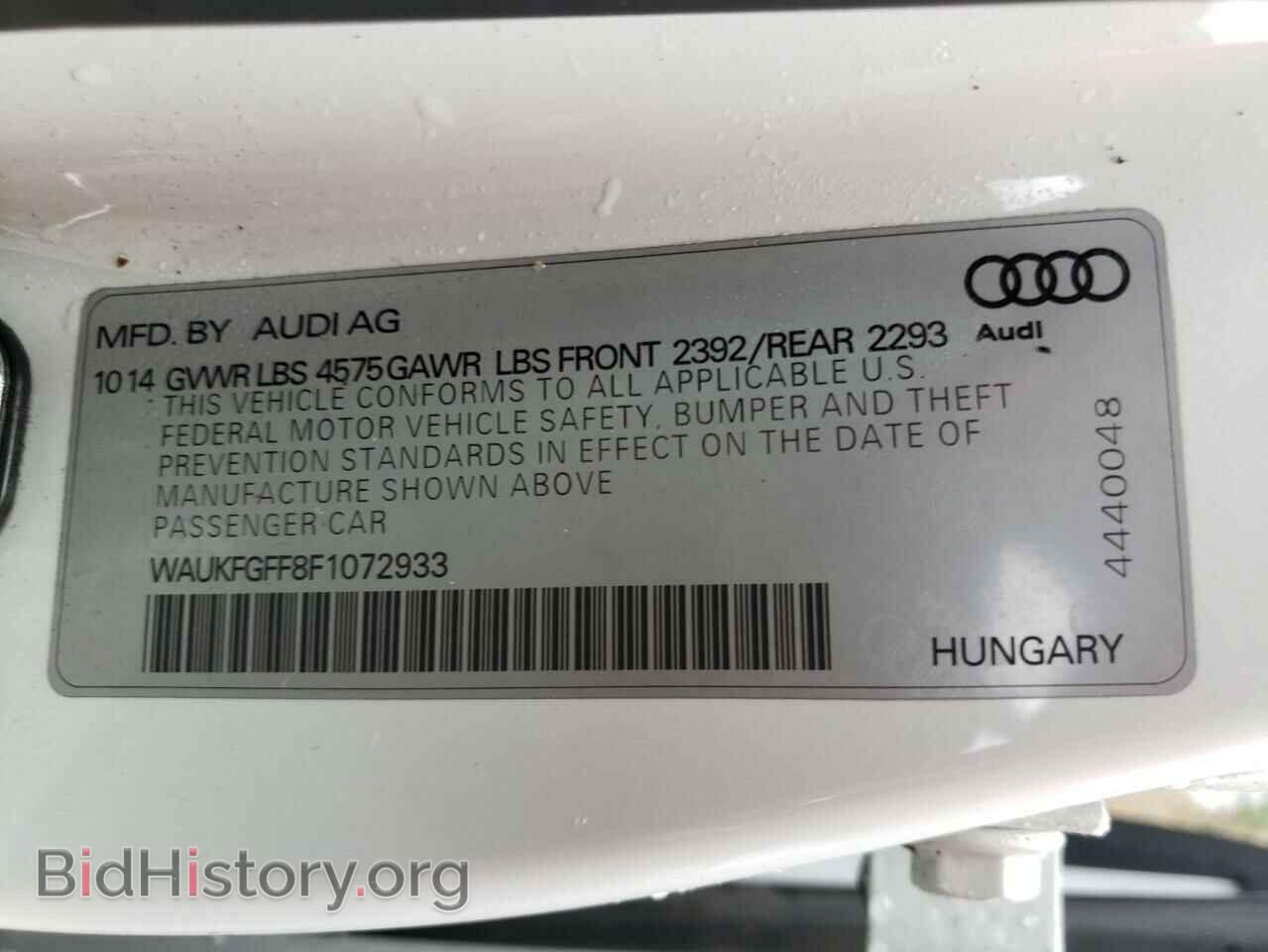 2015 AUDI A3 - VIN: WAUKFGFF8F1072933 - Photo 10