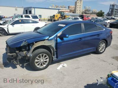2018 Hyundai SONATA SE, синий — VIN 5NPE24AF0JH703662, Copart