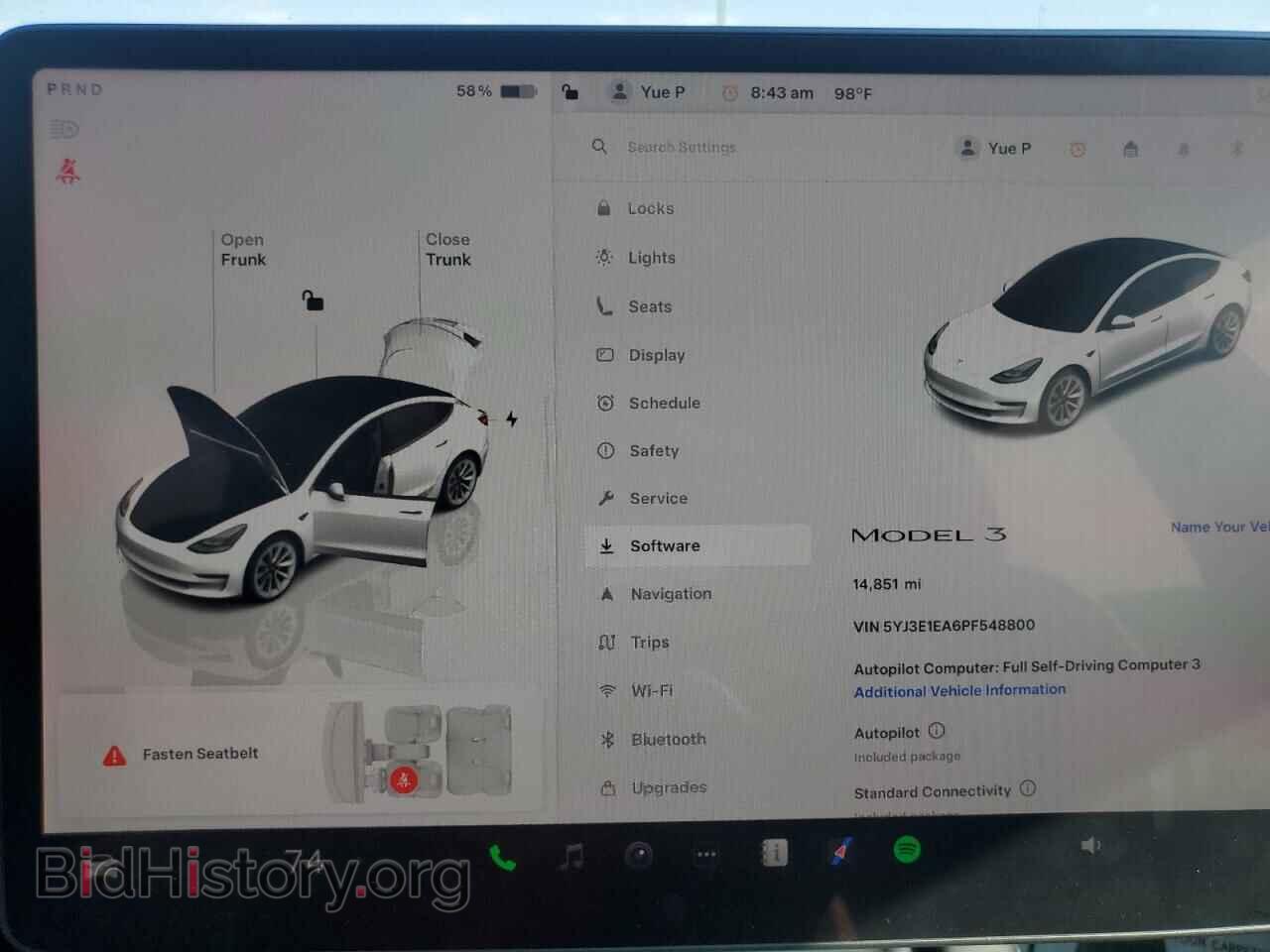 2023 TESLA MODEL 3 - VIN: 5YJ3E1EA6PF548800 - Фото 9