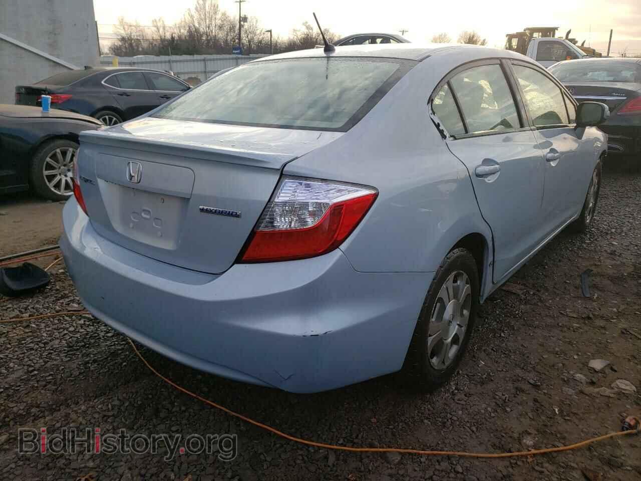 2012 HONDA CIVIC - VIN: JHMFB4F20CS000723 - Фото 4