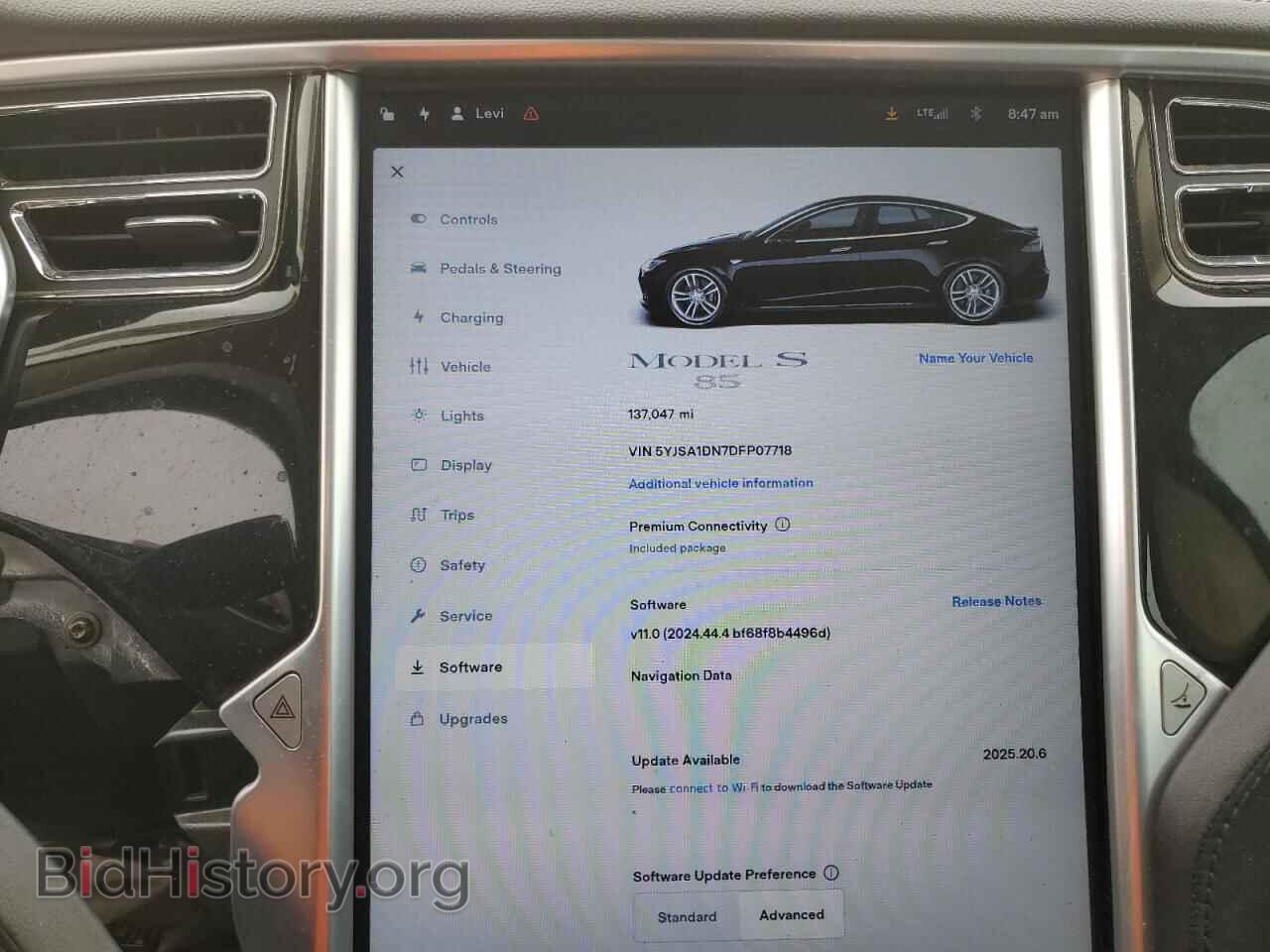 2013 TESLA MODEL S - VIN: 5YJSA1DN7DFP07718 - Photo 9