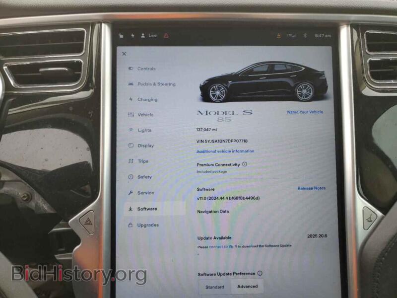 2013 Tesla MODEL S (VIN 5YJSA1DN7DFP07718) — фото 9 из 15