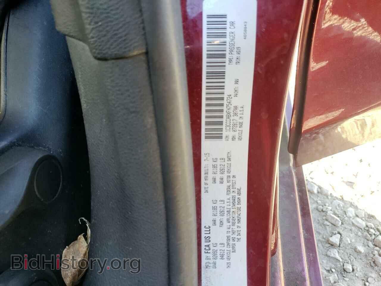 2015 CHRYSLER 200 - VIN: 1C3CCCABXFN754724 - Фото 10
