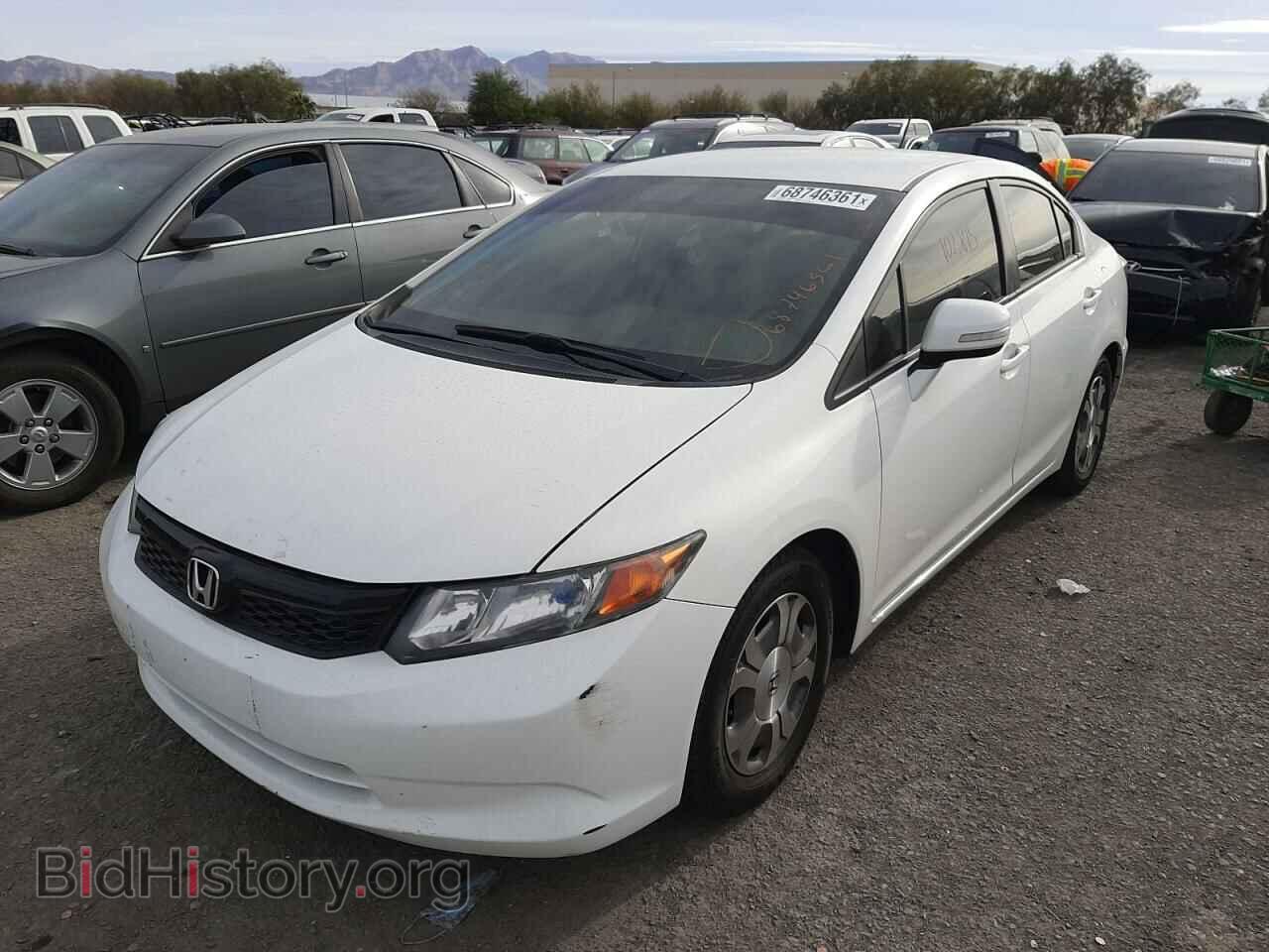 2012 HONDA CIVIC - VIN: JHMFB4F27CS005000 - Фото 2