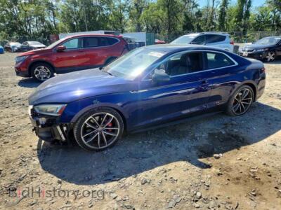 2018 Audi S5/RS5 Prestige, синий — VIN WAUR4AF52JA009330, Copart
