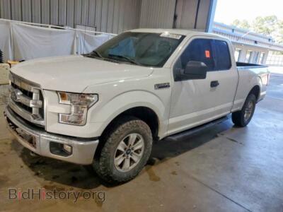 2017 Ford F-150 Super Cab, white — VIN 1FTFX1EF8HKC48764, Copart