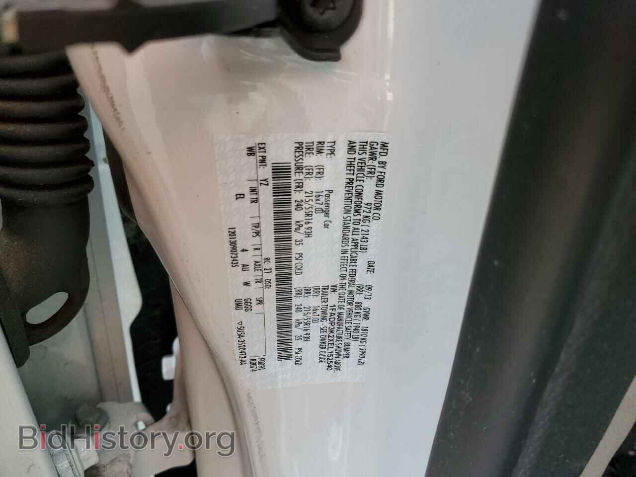 2014 FORD FOCUS - VIN: 1FADP3K2XEL152540 - Фото 12