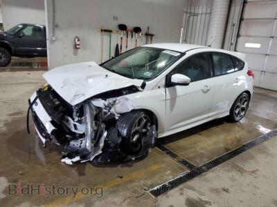 2017 Ford FOCUS ST, белый — VIN 1FADP3L90HL228945, Copart