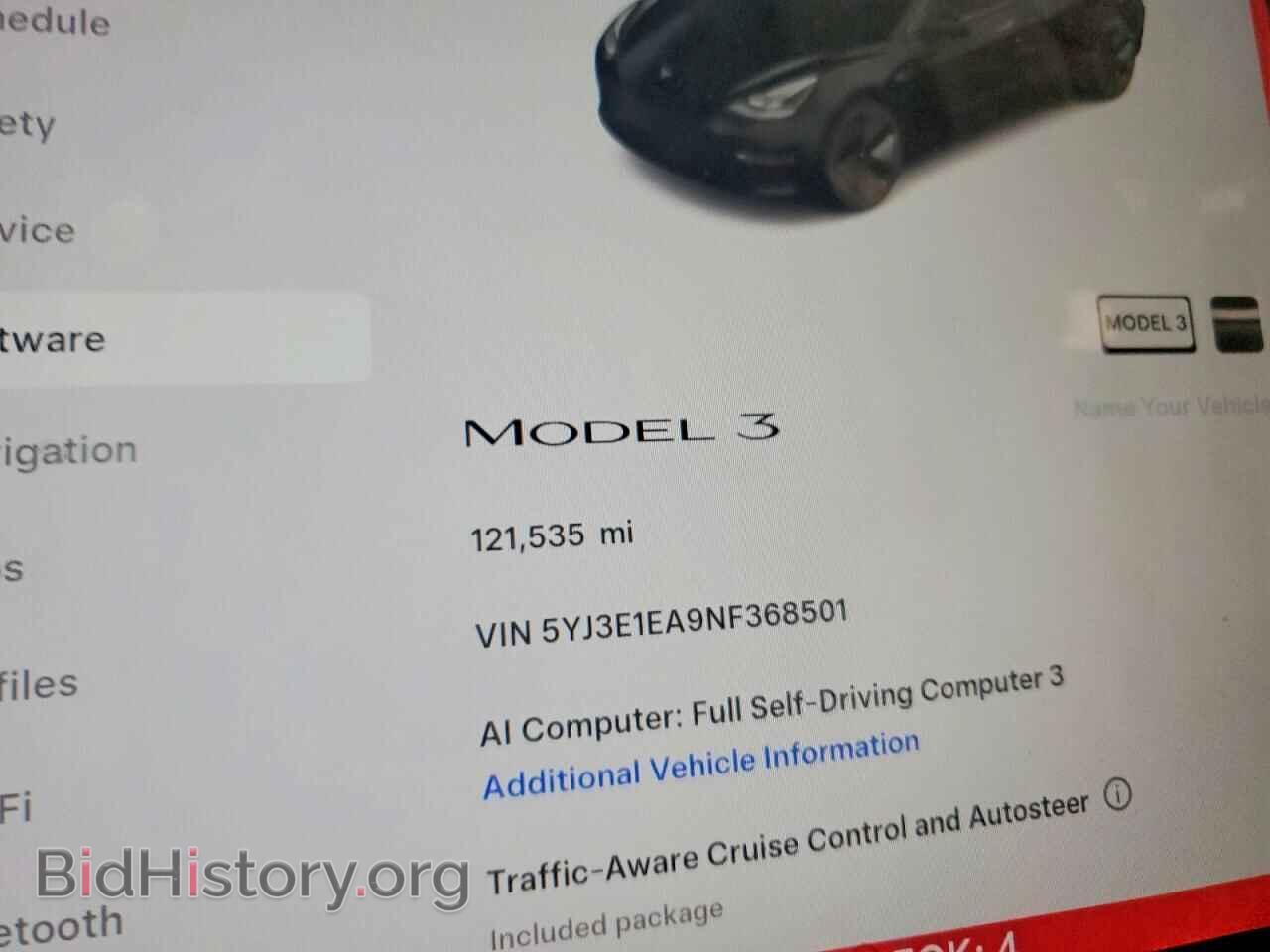 2022 TESLA MODEL 3 - VIN: 5YJ3E1EA9NF368501 - Photo 9