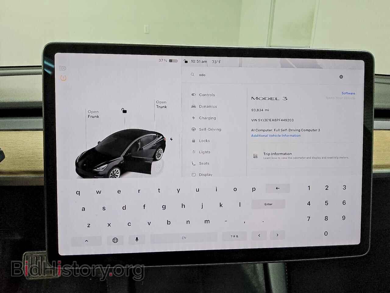 2023 TESLA MODEL 3 - VIN: 5YJ3E1EA8PF449203 - Photo 9