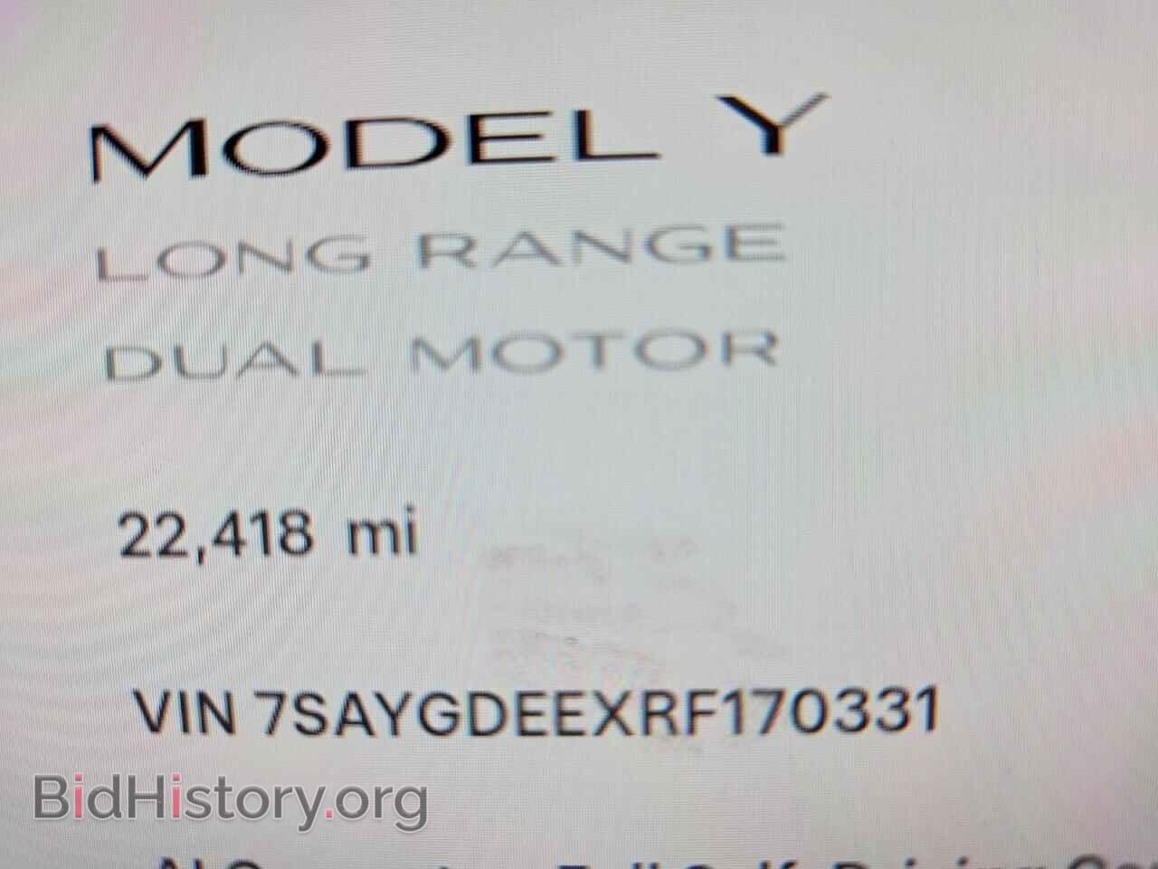 2024 TESLA MODEL Y - VIN: 7SAYGDEEXRF170331 - Photo 9