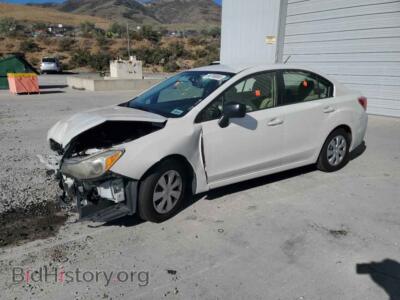 2012 Subaru IMPREZA, white — VIN JF1GJAA65CH026738, Copart