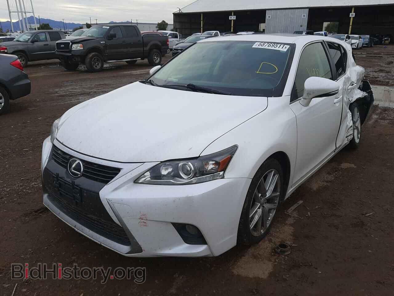 2015 LEXUS CT 200 - VIN: JTHKD5BH5F2247166 - Фото 2