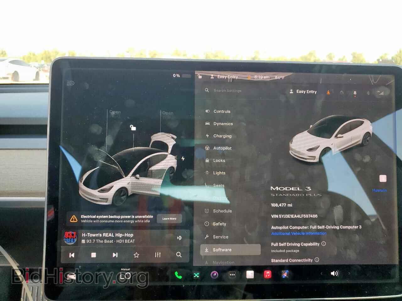 2020 TESLA MODEL 3 - VIN: 5YJ3E1EA4LF597486 - Фото 9