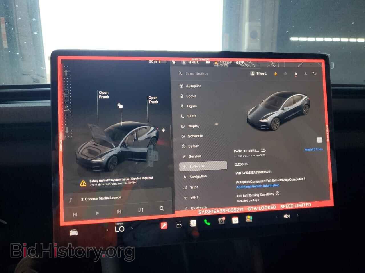 2025 TESLA MODEL 3 - VIN: 5YJ3E1EA3SF035271 - Фото 9