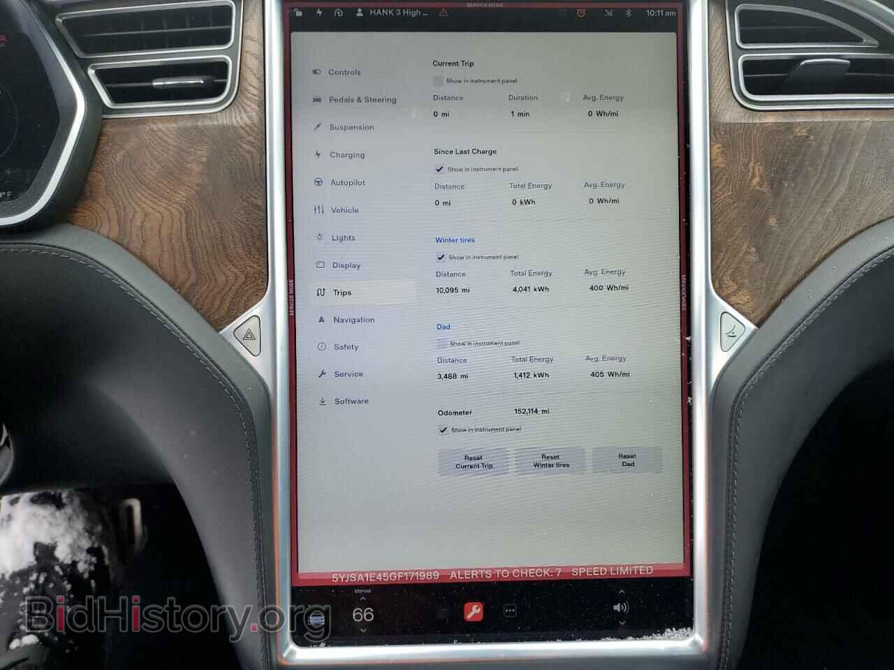2016 TESLA MODEL S - VIN: 5YJSA1E45GF171989 - Photo 9