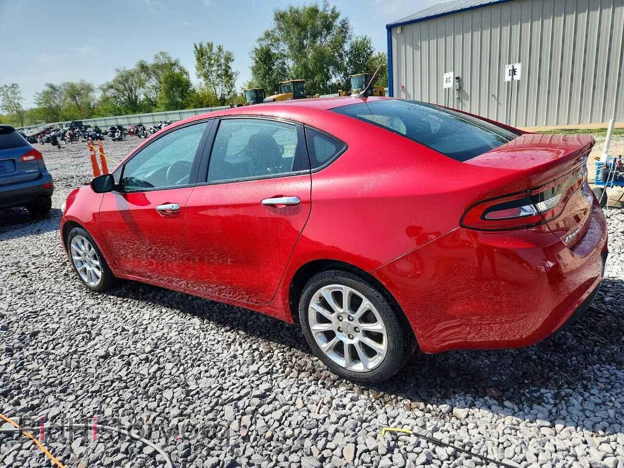 2013 DODGE DART - VIN: 1C3CDFCA1DD266543 - Фото 2