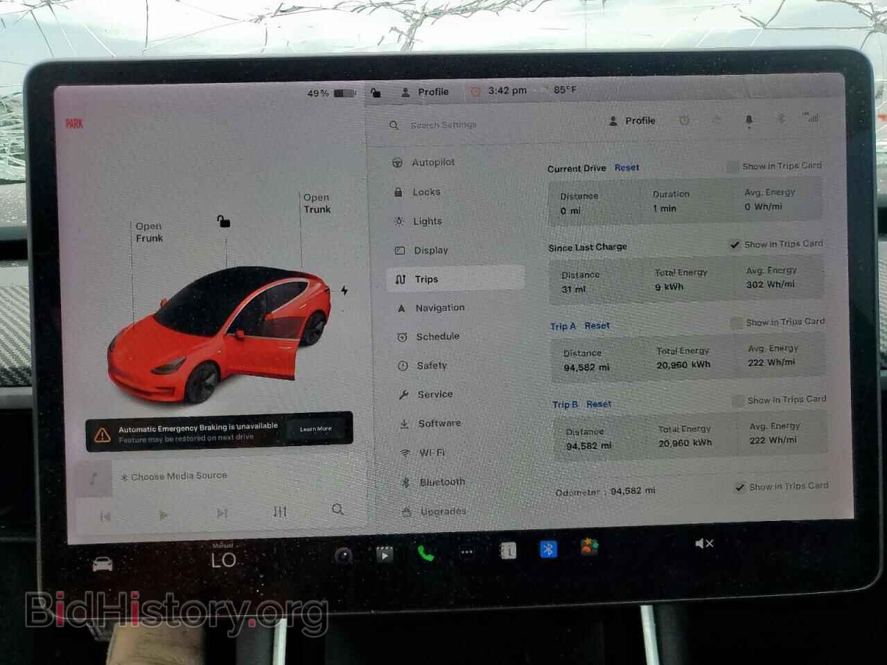 2020 TESLA MODEL 3 - VIN: 5YJ3E1EA1LF632694 - Фото 9