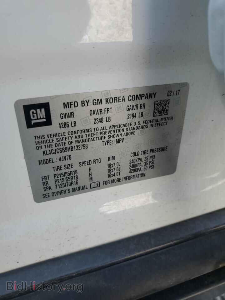 2017 BUICK ENCORE - VIN: KL4CJCSB9HB132758 - Photo 13