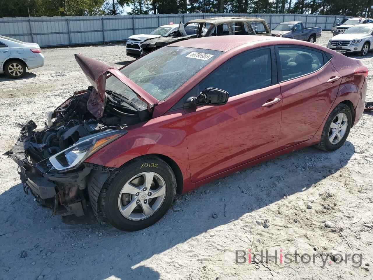 Photo 5NPDH4AE7EH531105 - HYUNDAI ELANTRA 2014