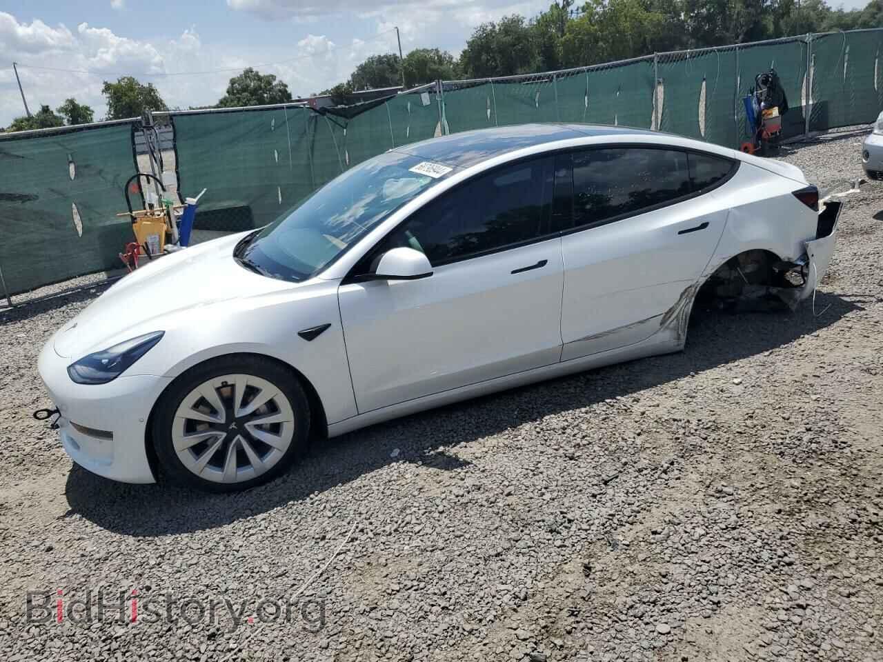 Photo 5YJ3E1EB3NF118955 - TESLA MODEL 3 2022