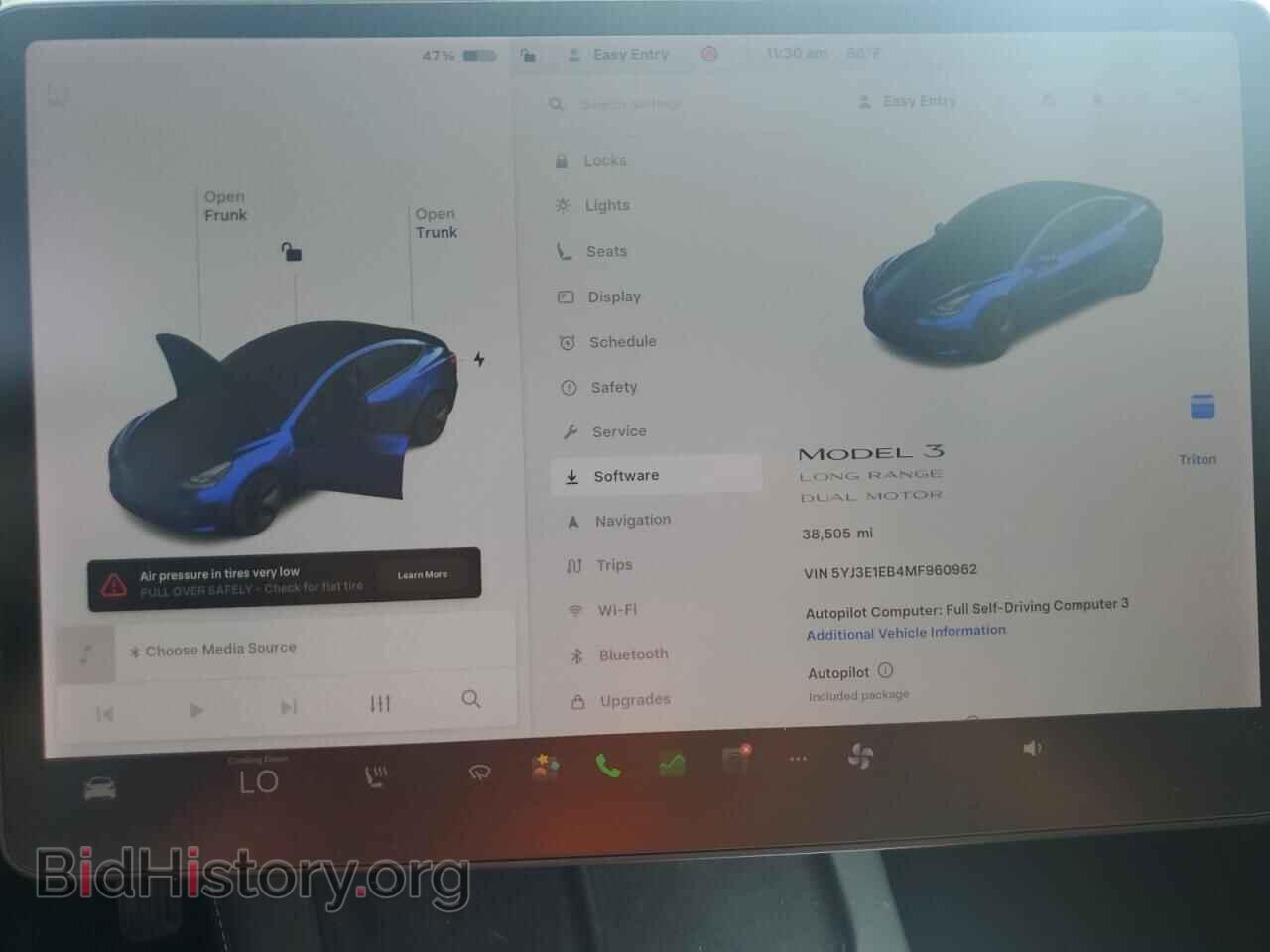 2021 TESLA MODEL 3 - VIN: 5YJ3E1EB4MF960962 - Фото 9