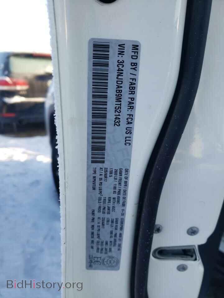 2021 Jeep COMPASS (VIN 3C4NJDAB9MT521432) — photo 10 of 10