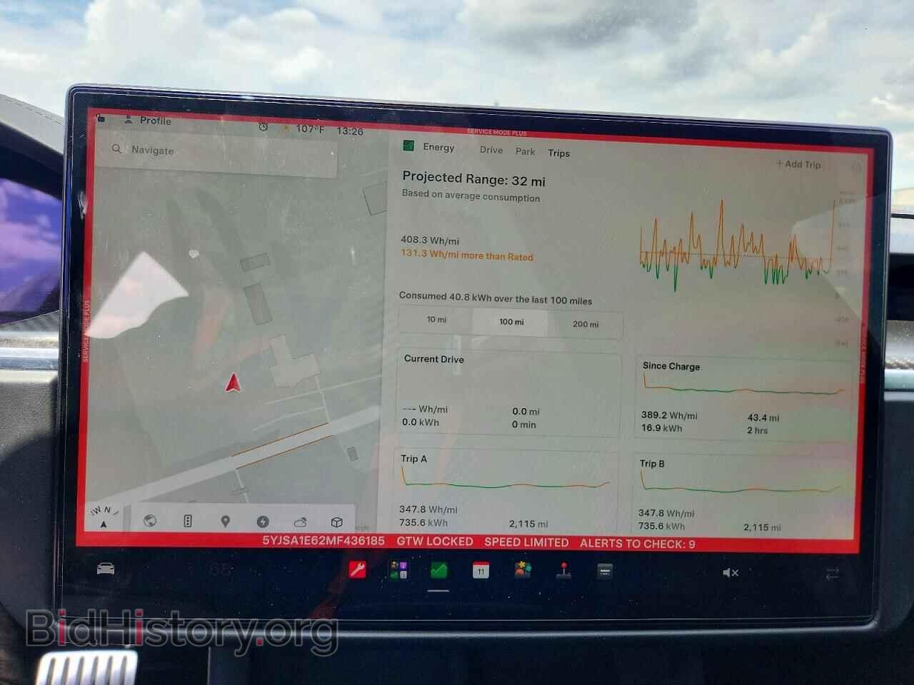 2021 TESLA MODEL S - VIN: 5YJSA1E62MF436185 - Фото 9