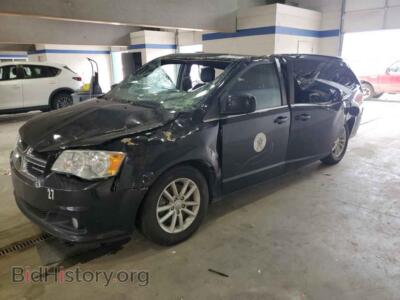 2019 Dodge CARAVAN SXT, черный — VIN 2C4RDGCG3KR774443, Copart