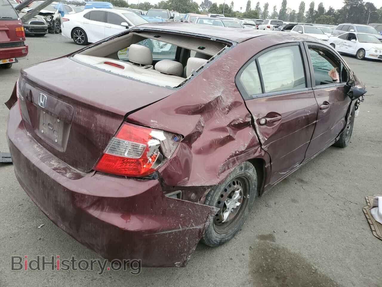 2012 HONDA CIVIC - VIN: 19XFB2F54CE321554 - Фото 3
