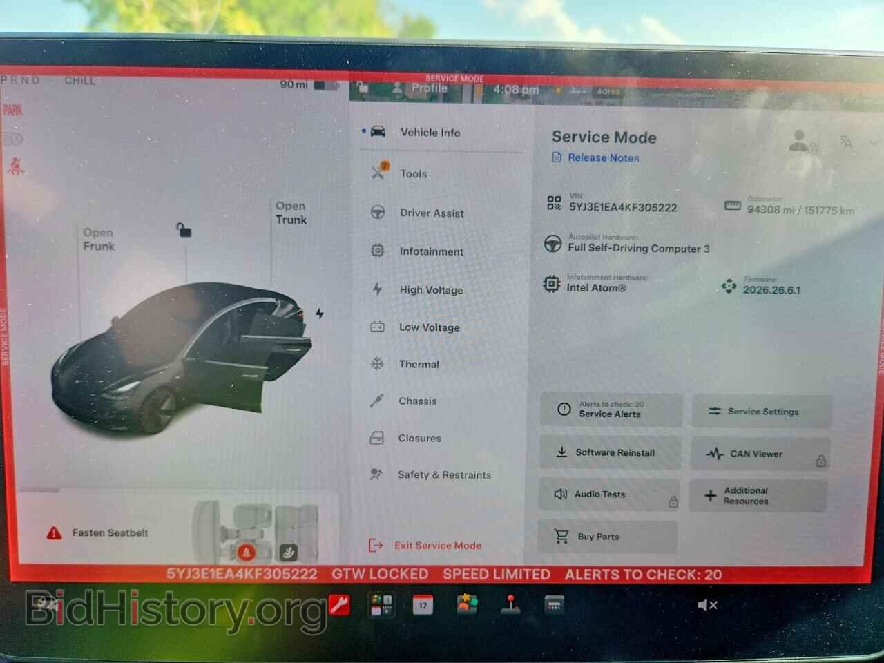 2019 TESLA MODEL 3 - VIN: 5YJ3E1EA4KF305222 - Фото 9