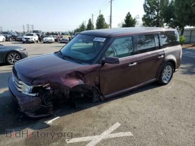 2011 Ford FLEX Flex SEL, бордовый — VIN 2FMGK5CC0BBD35140, Copart