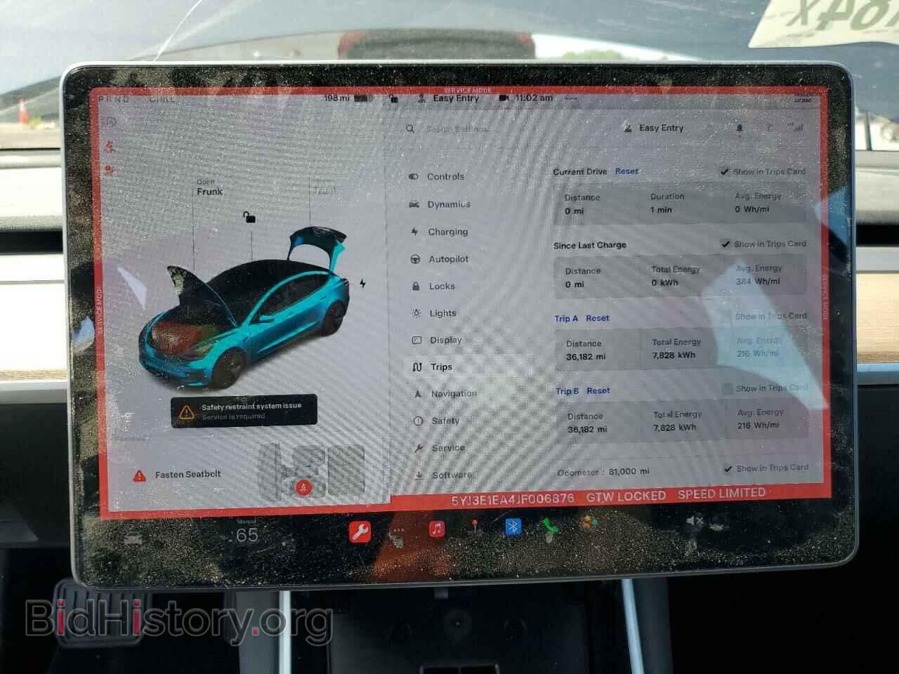 2018 TESLA MODEL 3 - VIN: 5YJ3E1EA4JF006876 - Фото 9
