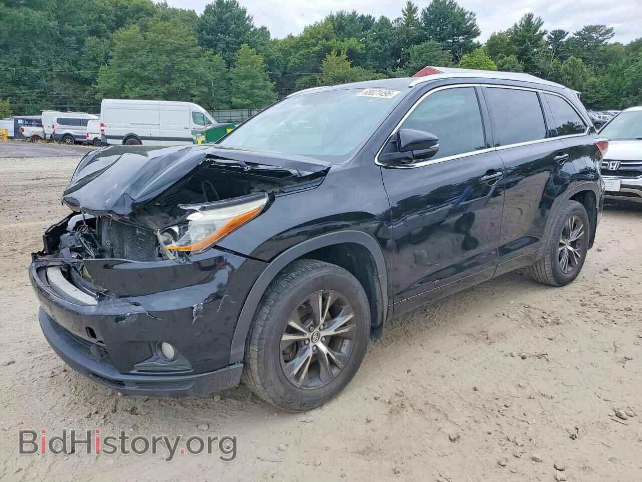 Photo 5TDJKRFH9GS306475 - TOYOTA HIGHLANDER 2016
