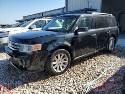 2012 Ford FLEX Flex SEL, black — VIN 2FMHK6CCXCBD14145, Copart